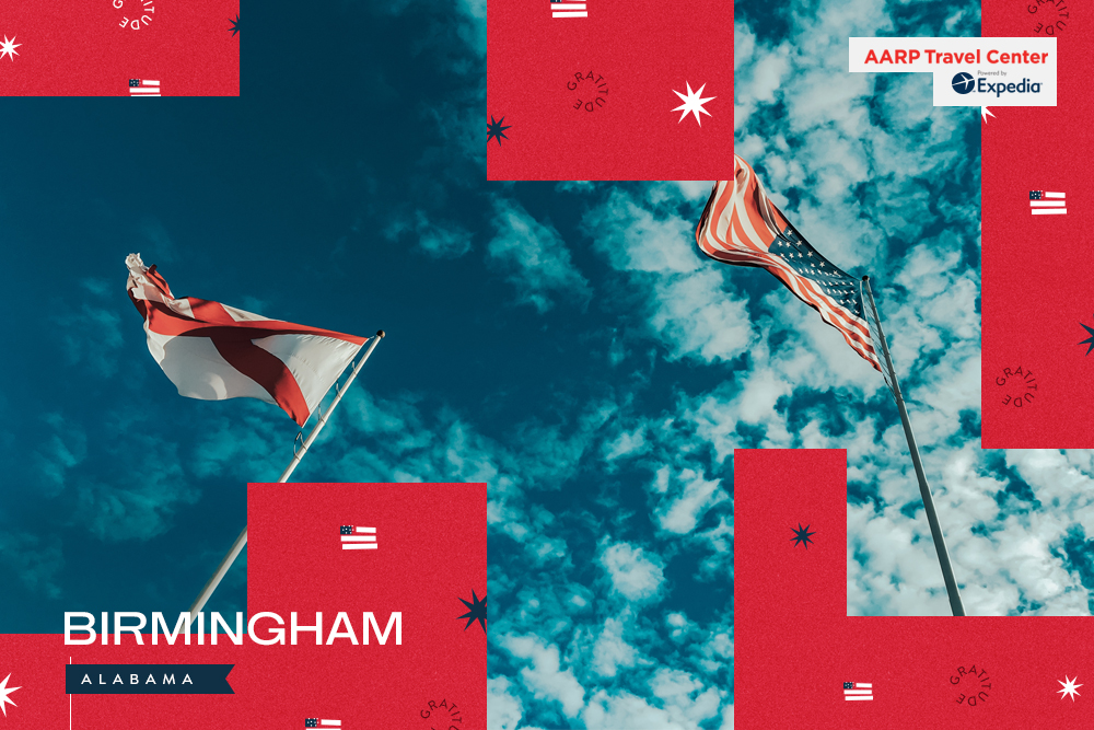 birmingham veterans day flags