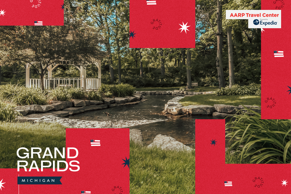 grand rapids park with gazebo