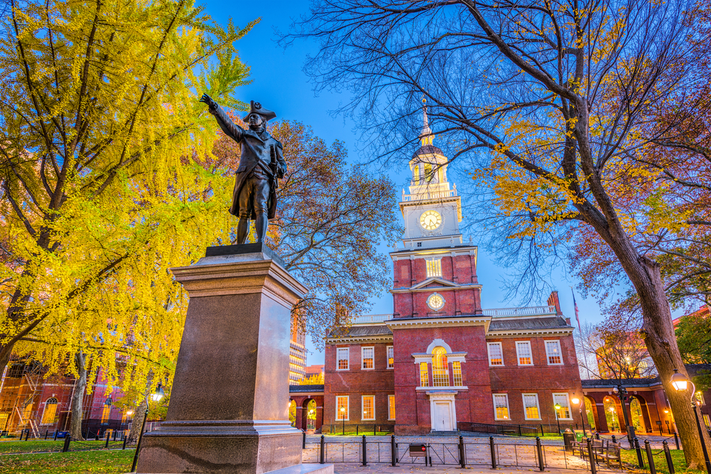 Independence Hall in Philadelphia, Pennsylvania, USA
