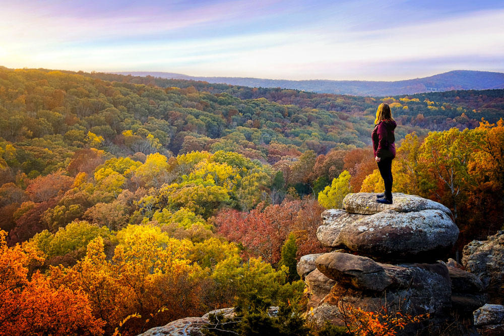 Garden of the Gods in Shawnee National Forest IL