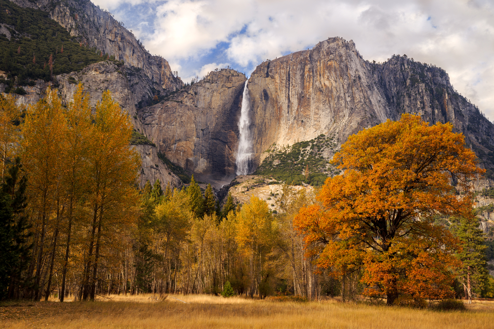 Upper Yosemite Falls in Autumn, Yosemite National Park, California